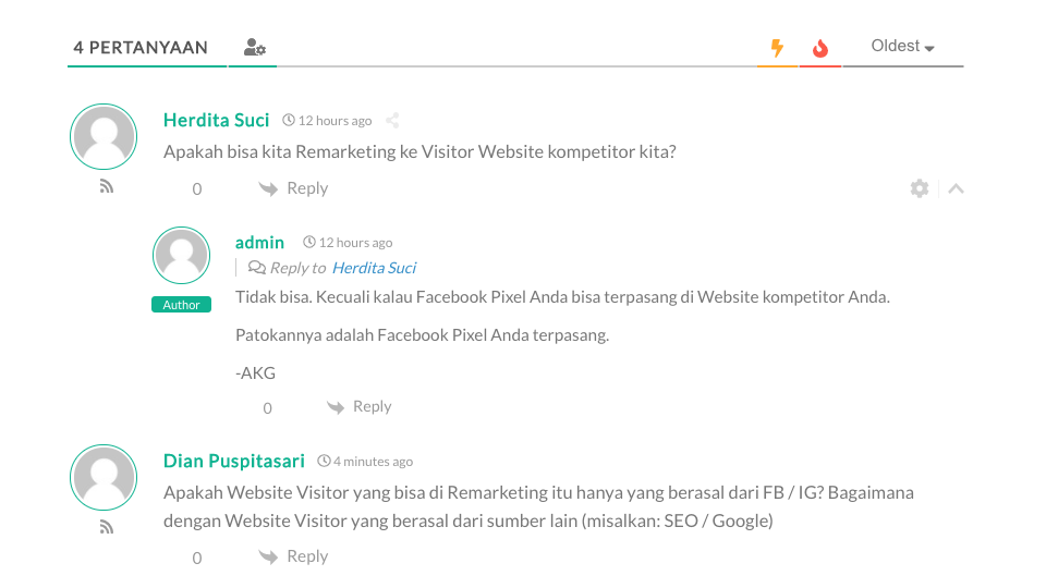 tanya jawab di modul